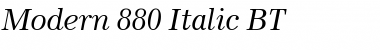 Modern880 BT Italic Font