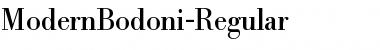 ModernBodoni Regular Font