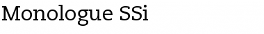 Download Monologue SSi Font