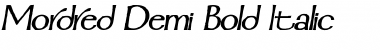 Mordred&nbsp;Demi Bold Italic