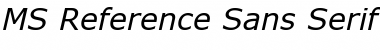MS Reference Sans Serif Font