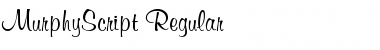 MurphyScript Regular Font
