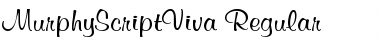MurphyScriptViva Regular Font