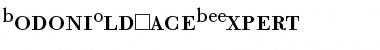 BodoniOldFaceBEExpert Roman Font