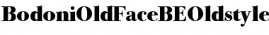 BodoniOldFaceBEOldstyleFigures Font