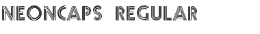 NeonCaps Regular Font