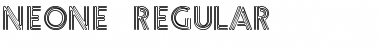 Neone Regular Font