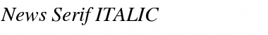 News Serif Font
