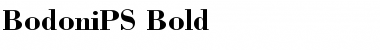 BodoniPS Bold Font