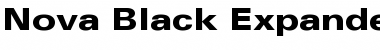 Nova Black Expanded SSi Font
