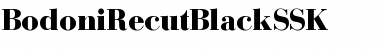 BodoniRecutBlackSSK Font