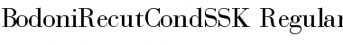 BodoniRecutCondSSK Font