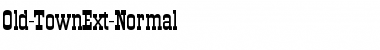 Old-TownExt-Normal Regular Font