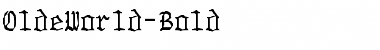 OldeWorld-Bold Font