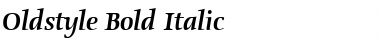 Oldstyle Bold Italic