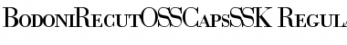 BodoniRecutOSSCapsSSK Regular Font