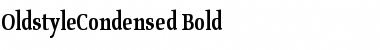 OldstyleCondensed Bold Font