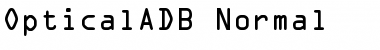 OpticalADB Font