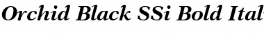 Orchid Black SSi Bold Italic Font