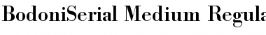 BodoniSerial-Medium Regular Font
