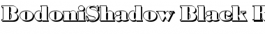 BodoniShadow-Black Regular Font