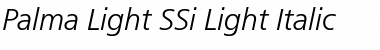 Palma Light SSi&nbsp;Light Italic