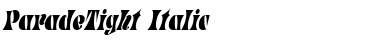 ParadeTight Italic Font
