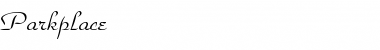Download Parkplace Font