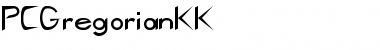 Download PCGregorianKK Font Download PCGregorianKK Font