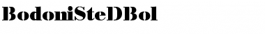 BodoniSteDBol Regular Font