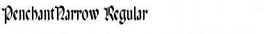PenchantNarrow Regular Font