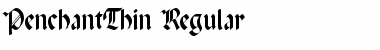 PenchantThin Regular Font