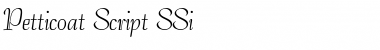 Download Petticoat Script SSi Font Download Petticoat Script SSi Font