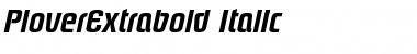 PloverExtrabold Italic