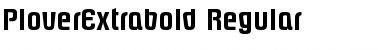PloverExtrabold Regular Font