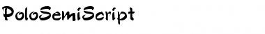 PoloSemiScript Regular Font