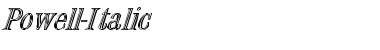 Download Powell-Italic Font Download Powell-Italic Font