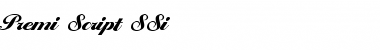 Download Premi Script SSi Font Download Premi Script SSi Font