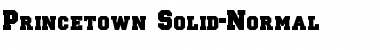 Princetown Solid Regular Font