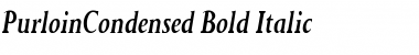 PurloinCondensed Bold Italic