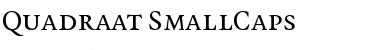Quadraat SmallCaps Font