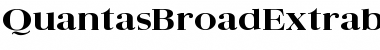 QuantasBroadExtrabold Regular Font