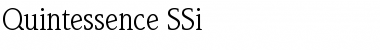 Quintessence SSi Regular Font