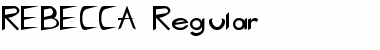 REBECCA Regular Font