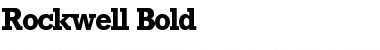 Download Rockwell-Bold Font