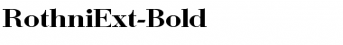 RothniExt-Bold Regular Font