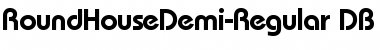 RoundHouseDemi DB Regular Font