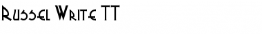 Russel Write TT Regular Font