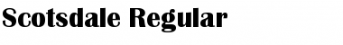 Scotsdale Regular Font