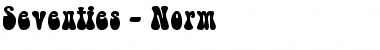 Seventies - Norm Laser Font
